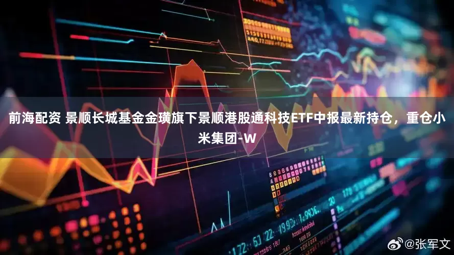 前海配资 景顺长城基金金璜旗下景顺港股通科技ETF中报最新持仓，重仓小米集团-W